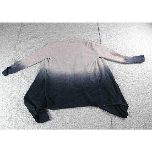 Barefoot Dreams Cardigan L Xl 436 Calypso Ombre Wrap Cardigan Brown Blue Black - Picture 3 of 10